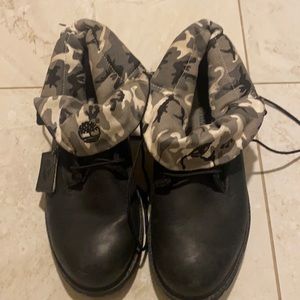 Timberland Boots with fold over Collar